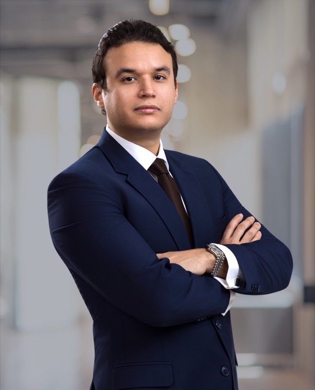 Attorney Hugo Bisonó del Orbe at his office